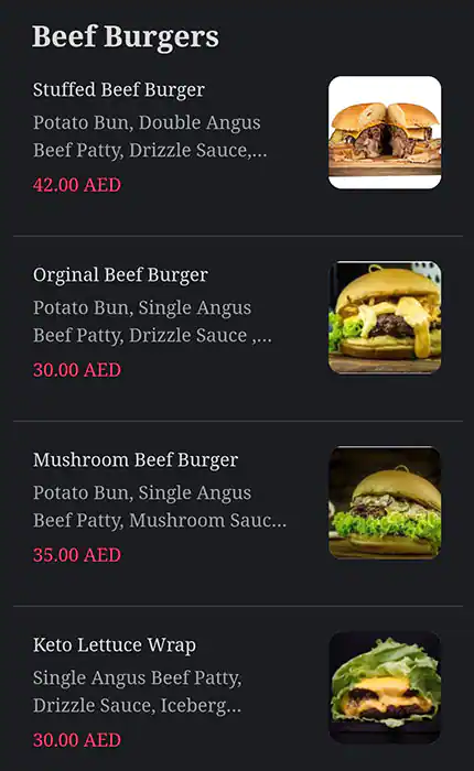 Drizzle Menu, Menu for Drizzle, Khalifa City, Abu Dhabi 