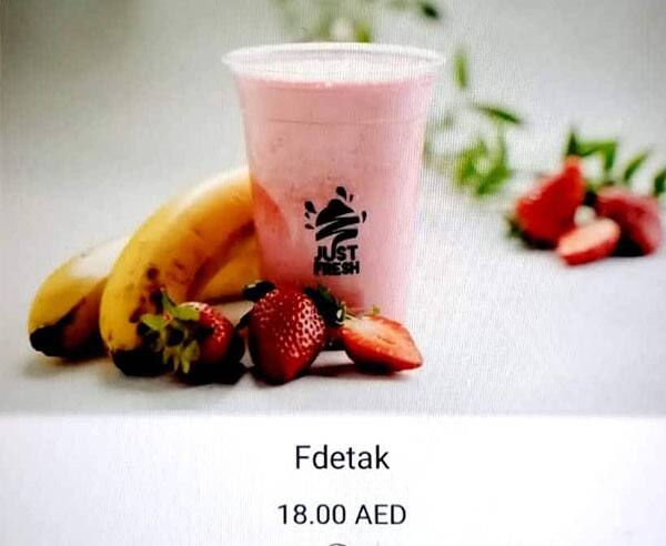 Just Fresh Juice Menu, Menu for Just Fresh Juice, Al Falah City, Abu Dhabi 