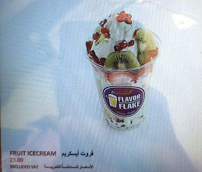 Flavor Flake Menu, Menu for Flavor Flake, Al Mushrif, Abu Dhabi 