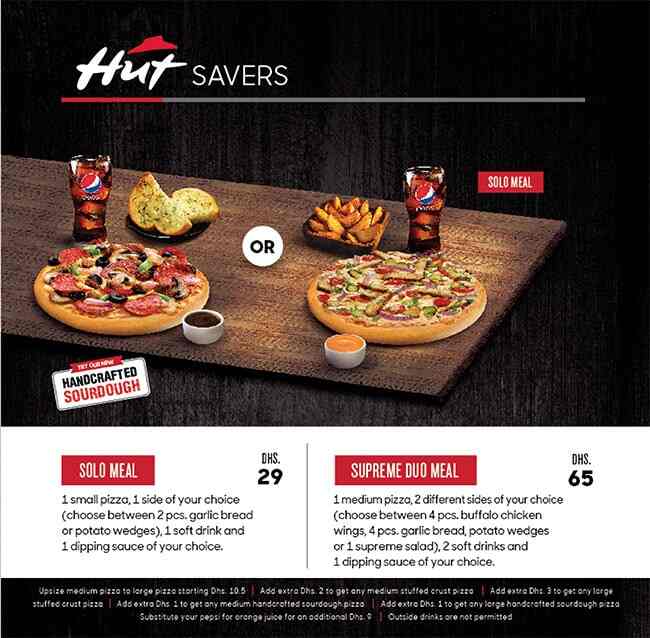 Pizza Hut - بيتزا هت Menu, Menu for Pizza Hut - بيتزا هت, Al Rumailah, Ajman 