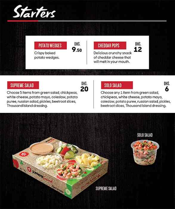 Pizza Hut - بيتزا هت Menu, Menu for Pizza Hut - بيتزا هت, Al Rumailah, Ajman 