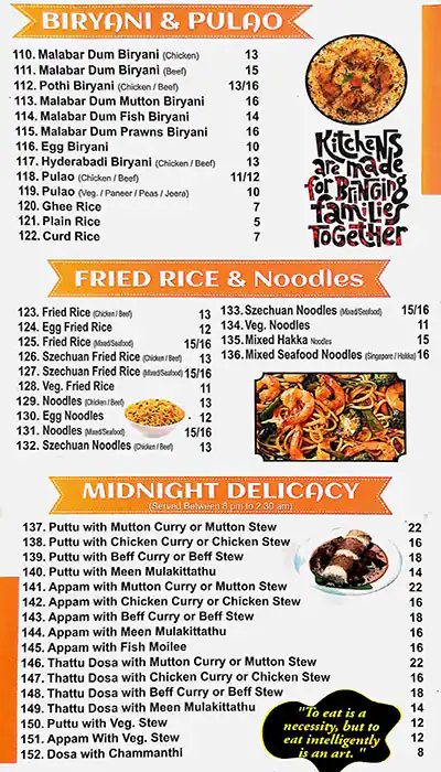 Grand Red Chilly Restaurant Menu 