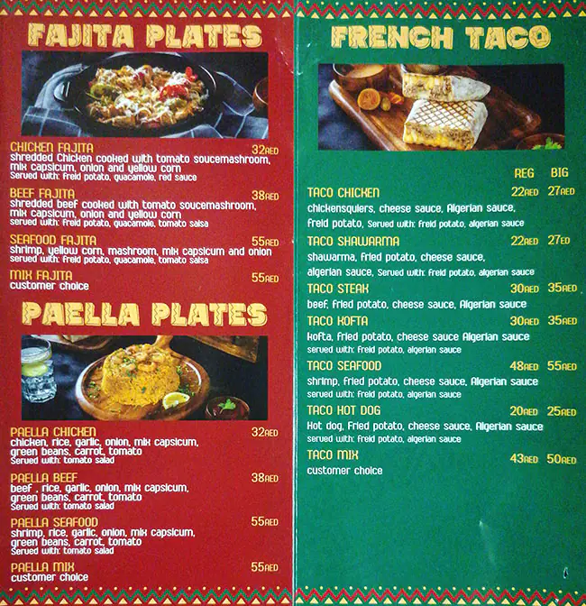 Taco Shrimpo Menu, Menu for Taco Shrimpo, Al Mushrif, Abu Dhabi 