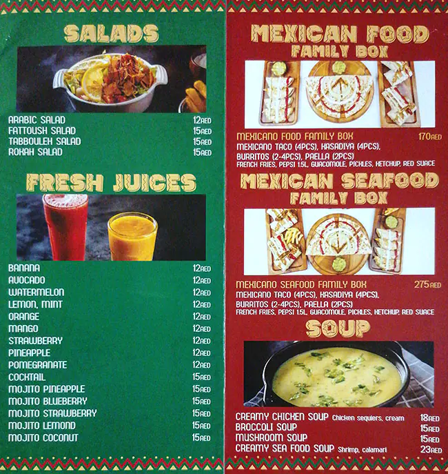 Taco Shrimpo Menu, Menu for Taco Shrimpo, Al Mushrif, Abu Dhabi 