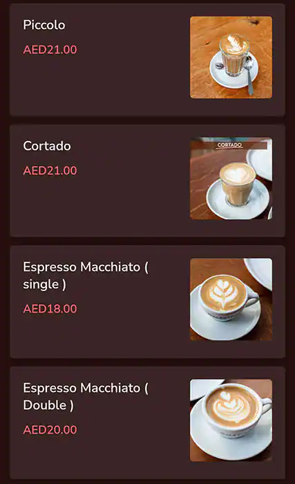 Galestro Espresso Bar Cafe Menu 