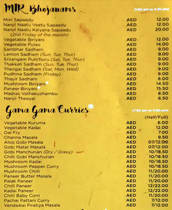 Mister Idli Restaurant Menu, Menu for Mister Idli Restaurant, Al Rashidiya 3, Ajman 