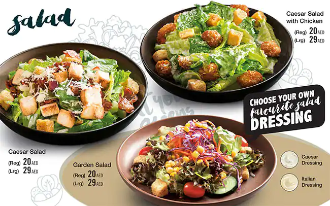 The Pizza Company Menu, Menu for The Pizza Company, Al Khalidiya, Abu Dhabi 