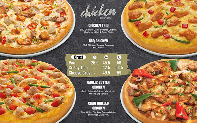 The Pizza Company Menu, Menu for The Pizza Company, Al Khalidiya, Abu Dhabi 