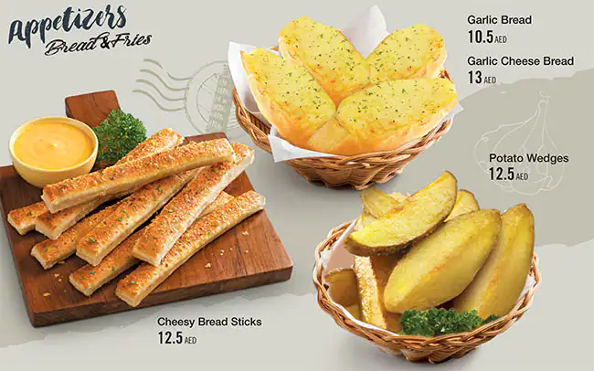 The Pizza Company Menu, Menu for The Pizza Company, Al Khalidiya, Abu Dhabi 