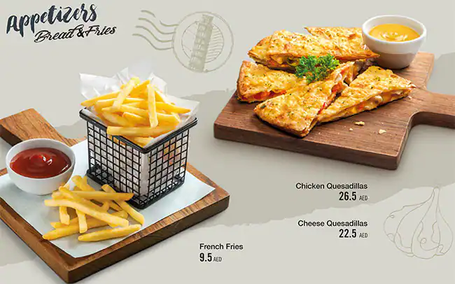 The Pizza Company Menu, Menu for The Pizza Company, Al Khalidiya, Abu Dhabi 