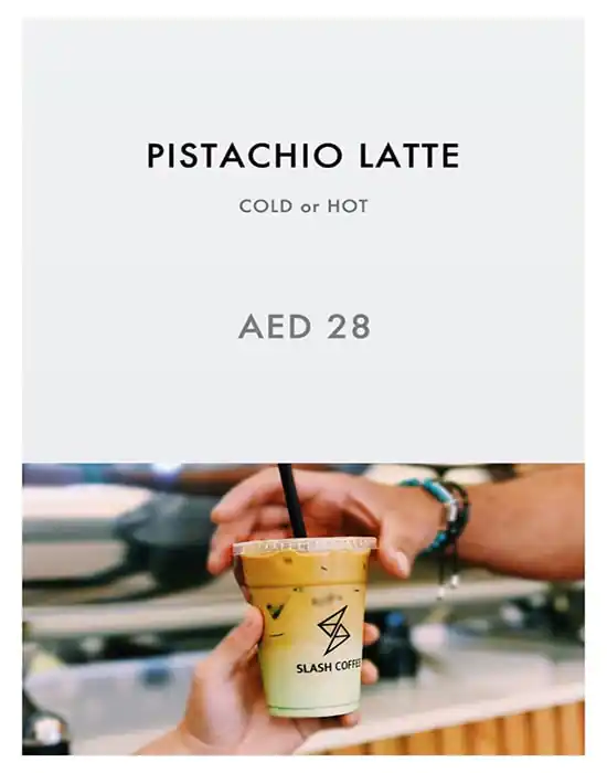 Slash Coffee Menu, Menu for Slash Coffee, Al Shahama, Abu Dhabi 