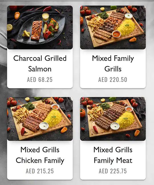 Kabab Grill Menu, Menu for Kabab Grill, Khalifa City, Abu Dhabi 