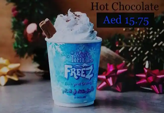 Freez Menu, Menu for Freez, Muroor, Abu Dhabi 