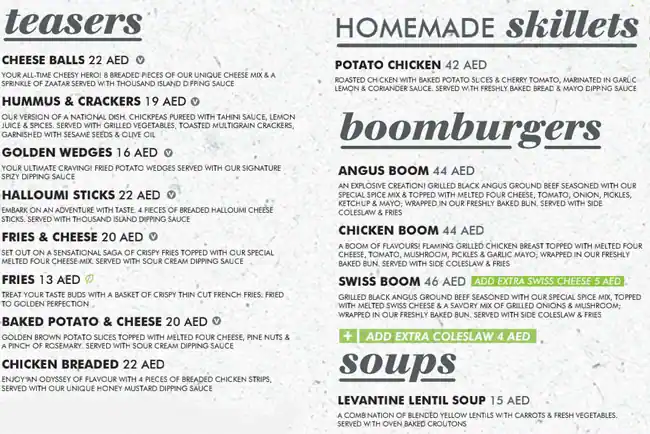 Zaatar w Zeit - زعتر و زيت Menu 