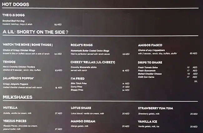 Let's Beef Menu, Menu for Let's Beef, Al Mushrif, Abu Dhabi 