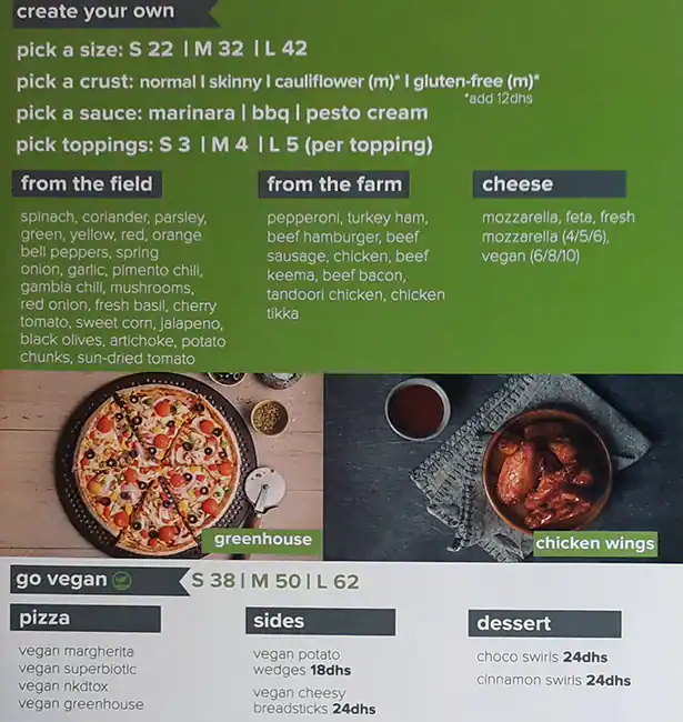 Nkd Pizza Menu, Menu for Nkd Pizza, Al Nahyan, Abu Dhabi 