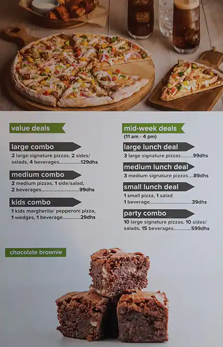 Nkd Pizza Menu, Menu for Nkd Pizza, Al Nahyan, Abu Dhabi 