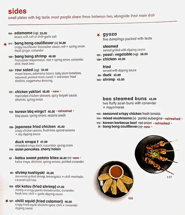 Wagamama Menu, Menu for Wagamama, Tourist Club Area (Al Zahiyah), Abu Dhabi 