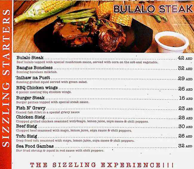 Hot Tinapay Restaurant Menu, Menu for Hot Tinapay Restaurant, Tourist Club Area (Al Zahiyah), Abu Dhabi 