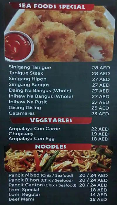 Mannix Lechon Manok Menu, Menu for Mannix Lechon Manok, Al Markaziya, Abu Dhabi 