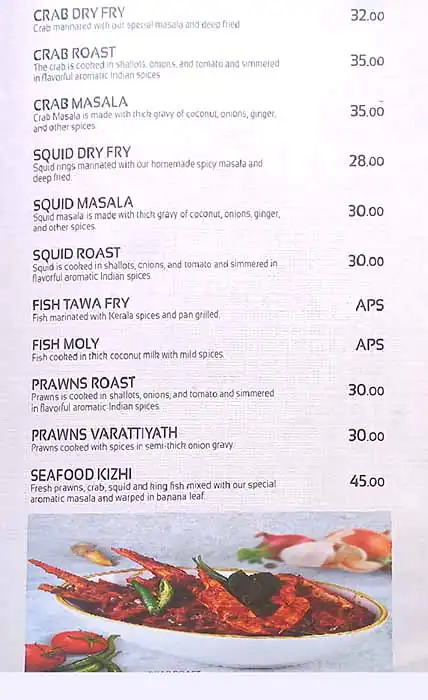 Malabar Thattukada Menu, Menu for Malabar Thattukada, Ajman Industrial Area, Ajman 