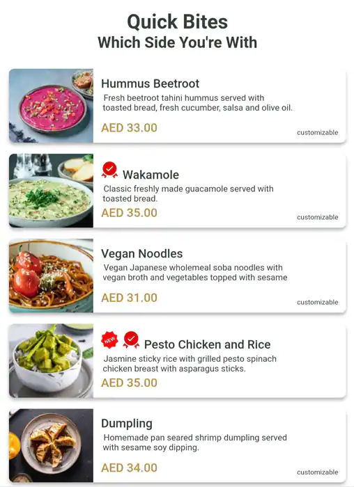 ZEROFAT Menu, Menu for ZEROFAT, Embassies District, Abu Dhabi 