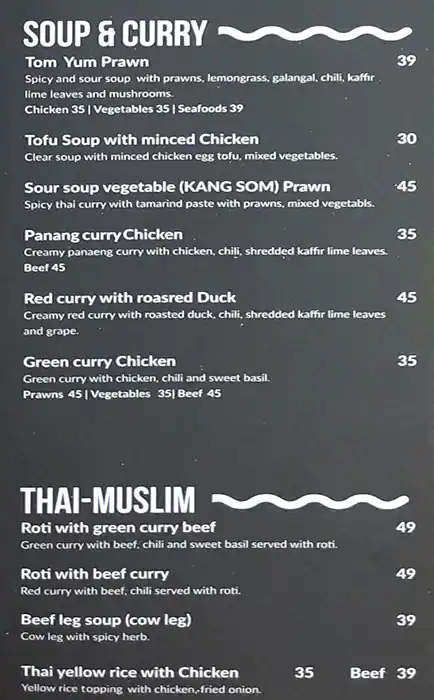 Aroy Dee Thai Restaurant Menu, Menu for Aroy Dee Thai Restaurant, Najda, Abu Dhabi 