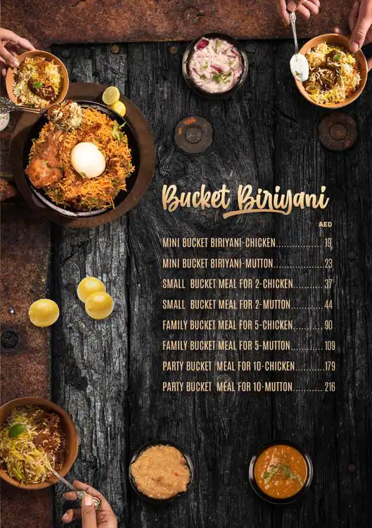 Biriyani Brothers Menu, Menu for Biriyani Brothers, Al Markaziya, Abu Dhabi 