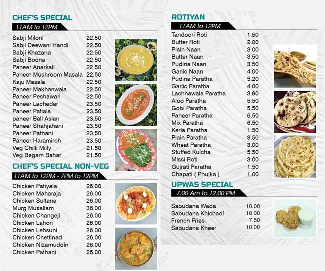 Grand Family Menu, Menu for Grand Family, Al Shuwaihean, Sharjah 