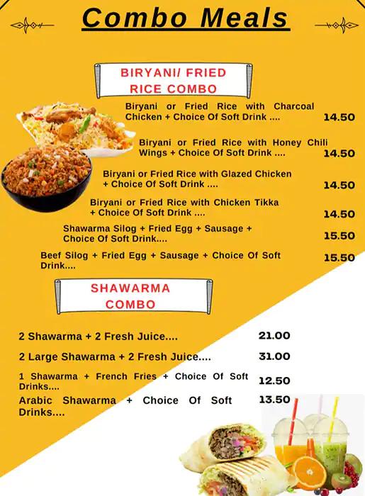 BBQ Hut Menu, Menu for BBQ Hut, Al Wahda, Abu Dhabi 