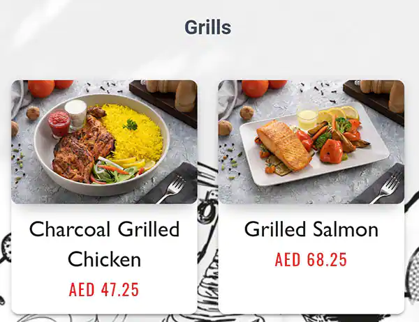 OSHA Gourmet Menu, Menu for OSHA Gourmet, Khalifa City, Abu Dhabi 