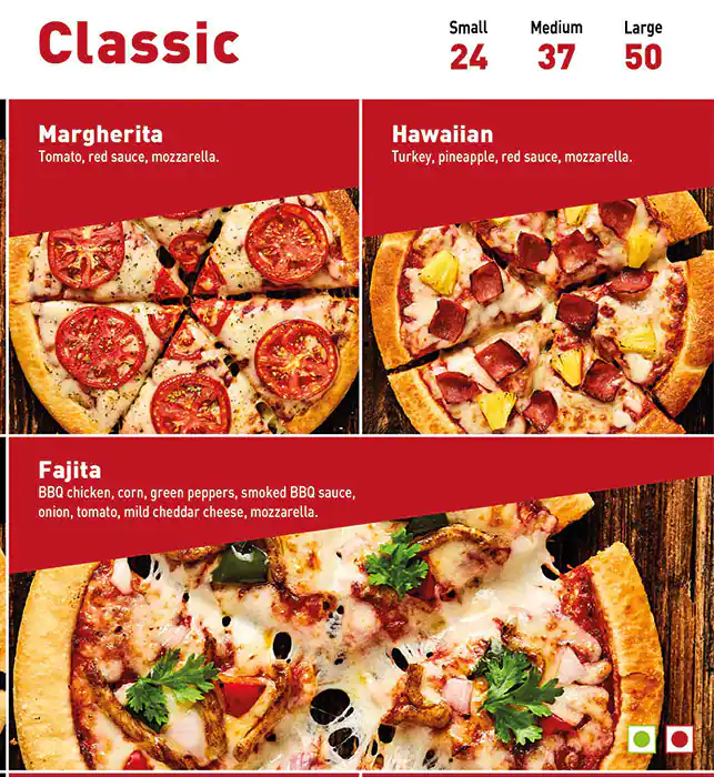 Pizza Pan Menu, Menu for Pizza Pan, Halwan Suburb, Sharjah 