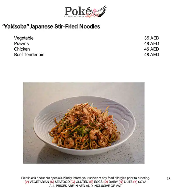 Poke San Menu, Menu for Poke San, Al Khubeirah, Abu Dhabi 