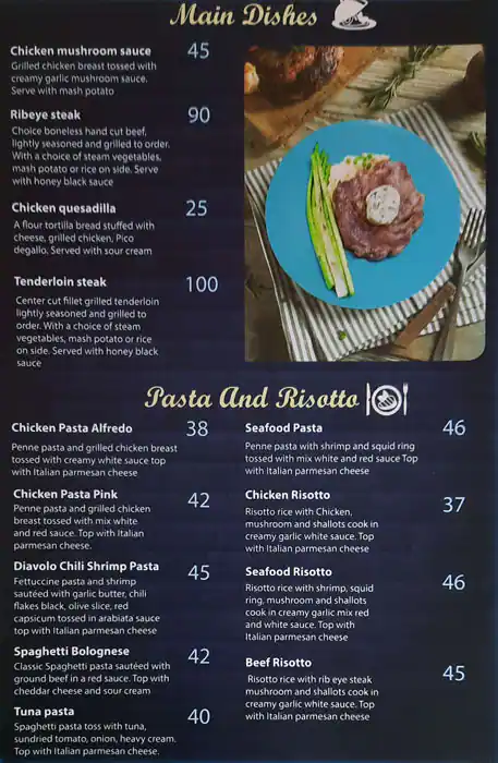 Destiny Cafe Menu, Menu for Destiny Cafe, Khalifa Park Area, Abu Dhabi 