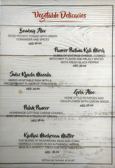 Kababs & Kurries Menu, Menu for Kababs & Kurries, Al Maryah Island, Abu Dhabi 