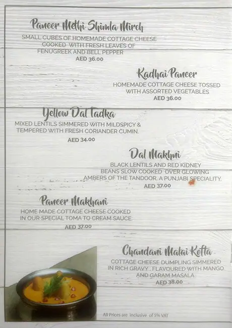 Kababs & Kurries Menu, Menu for Kababs & Kurries, Al Maryah Island, Abu Dhabi 