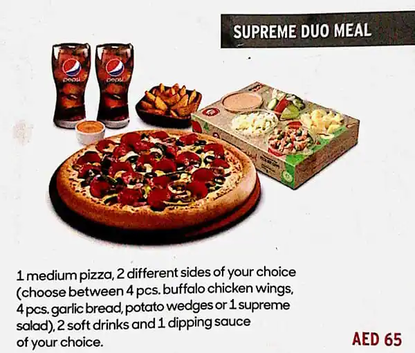 Pizza Hut - بيتزا هت Menu, Menu for Pizza Hut - بيتزا هت, Masdar City, Abu Dhabi 