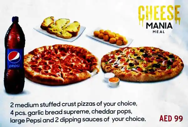 Pizza Hut - بيتزا هت Menu, Menu for Pizza Hut - بيتزا هت, Masdar City, Abu Dhabi 