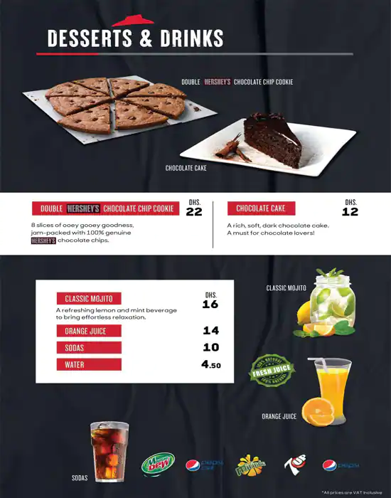 Pizza Hut - بيتزا هت Menu, Menu for Pizza Hut - بيتزا هت, Masdar City, Abu Dhabi 