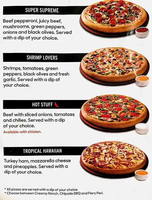 Pizza Hut - بيتزا هت Menu, Menu for Pizza Hut - بيتزا هت, Masdar City, Abu Dhabi 