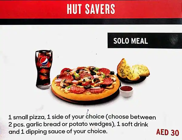 Pizza Hut - بيتزا هت Menu, Menu for Pizza Hut - بيتزا هت, Masdar City, Abu Dhabi 