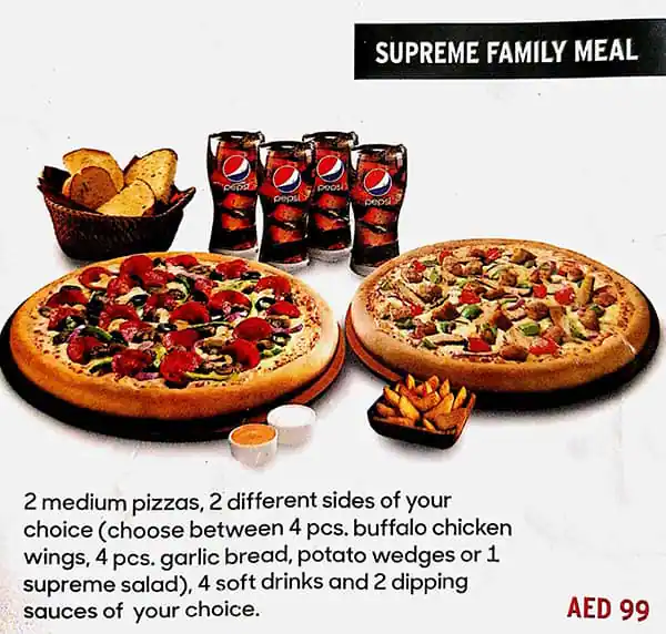 Pizza Hut - بيتزا هت Menu, Menu for Pizza Hut - بيتزا هت, Masdar City, Abu Dhabi 