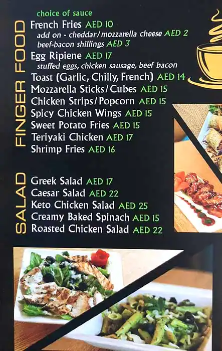 Mug N Cream Cafe Menu, Menu for Mug N Cream Cafe, Najda, Abu Dhabi 