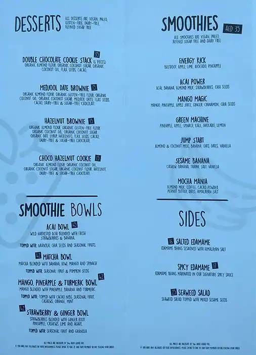 Poke and Co Menu, Menu for Poke and Co, Tourist Club Area (Al Zahiyah), Abu Dhabi 