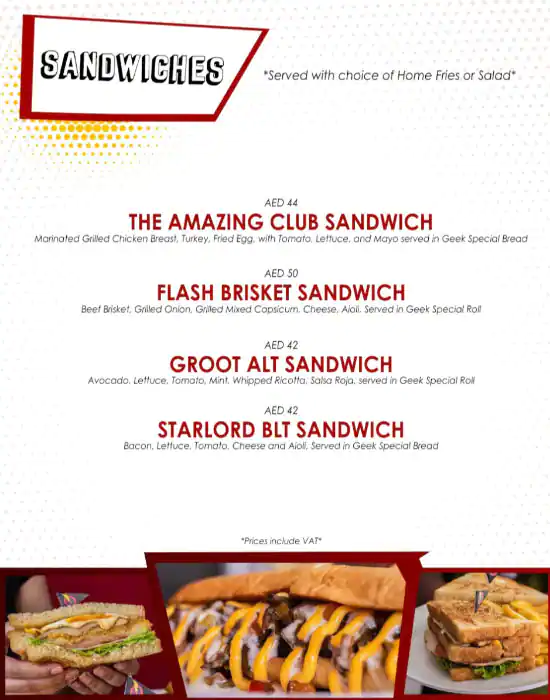 Geek Kitchen Restaurant Menu, Menu for Geek Kitchen Restaurant, Al Nahyan, Abu Dhabi 