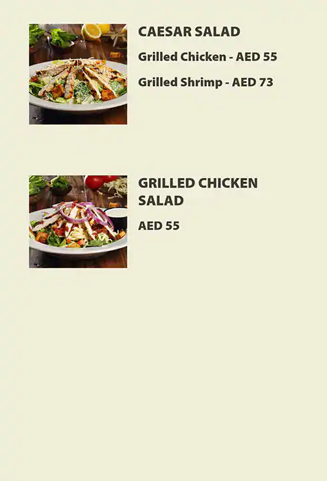 Texas Roadhouse Menu, Menu for Texas Roadhouse, Al Maryah Island, Abu Dhabi 