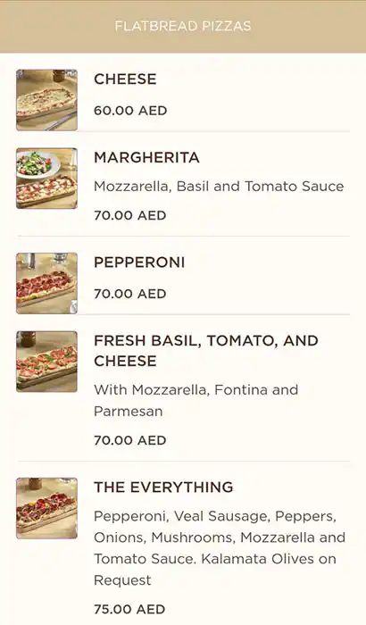 The Cheesecake Factory Menu, Menu for The Cheesecake Factory, Al Maryah Island, Abu Dhabi 