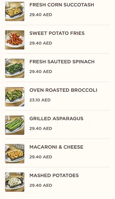 The Cheesecake Factory Menu, Menu for The Cheesecake Factory, Al Maryah Island, Abu Dhabi 