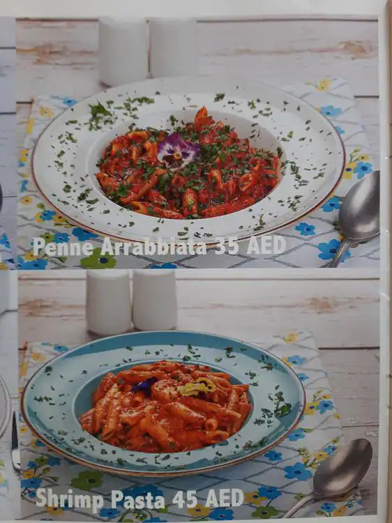 Mamma Mia Menu, Menu for Mamma Mia, Al Mushrif, Abu Dhabi 