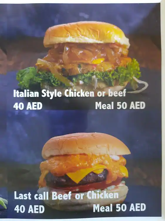 Mamma Mia Menu, Menu for Mamma Mia, Al Mushrif, Abu Dhabi 